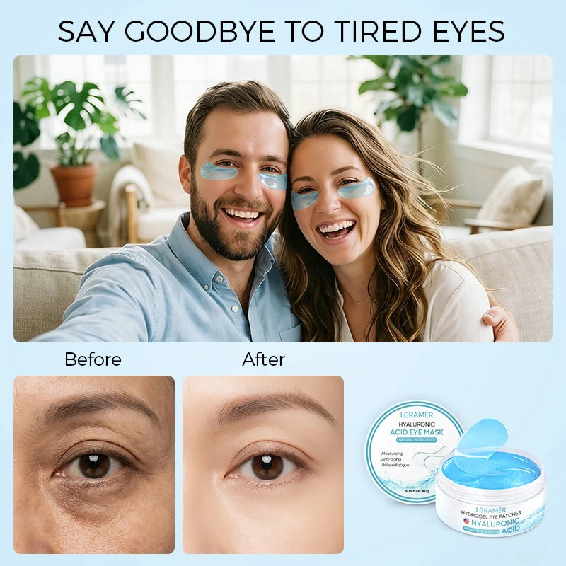 Eye Mask Collagen & Hyaluronic Acid – Parches para Ojos Anti Ojeras 60PCS