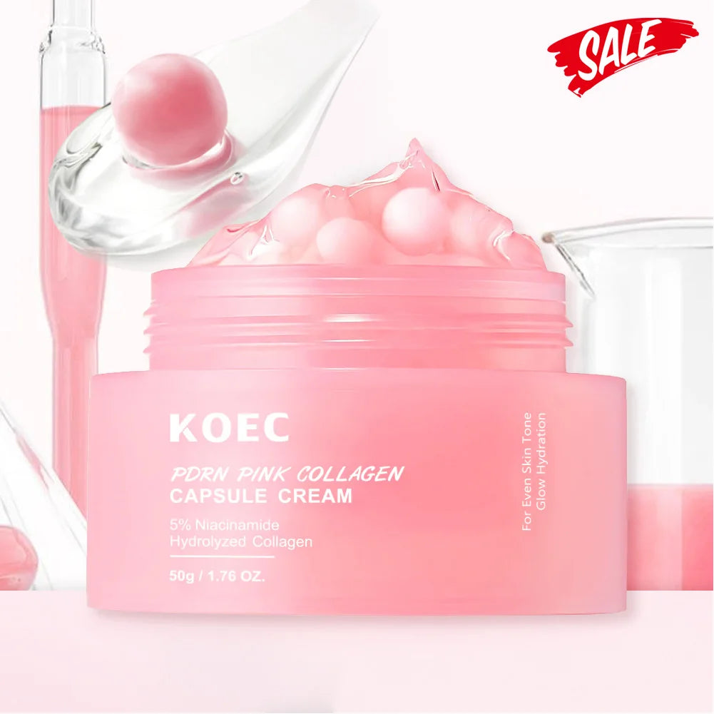 Medicube PDRN Pink Collagen Capsule Cream 5% – Hidratante y Reafirmante