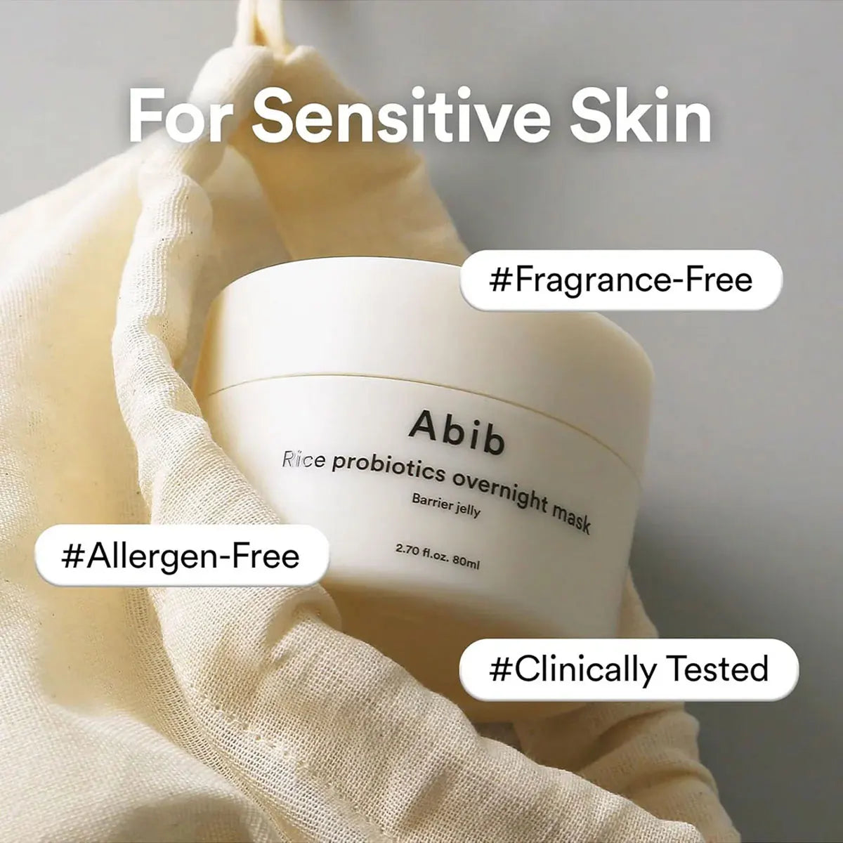 Abib Rice Probiotics Overnight Mask – Mascarilla Nocturna Hidratante y Nutritiva