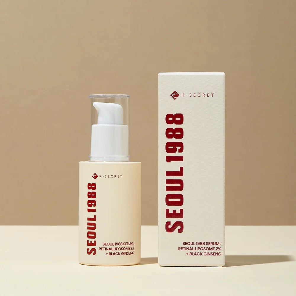 Seoul 1988 Retinol & Black Ginseng Essence – Sérum Antiedad Reafirmante