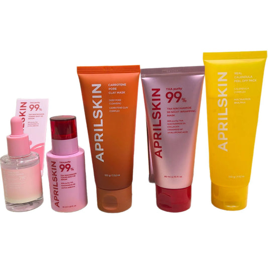 APRILSKIN Pink 99% Essence Mask Carrot & Calendula – Mascarilla Facial Calmante e Hidratante