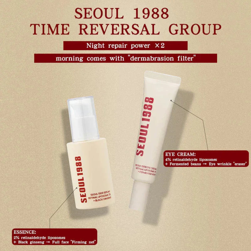 Seoul 1988 Retinol & Black Ginseng Essence – Sérum Antiedad Reafirmante