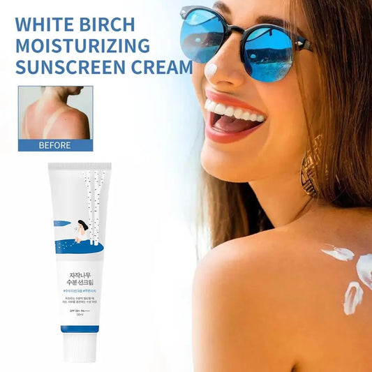 Crema Solar Facial Hidratante de Zumo de Abedul SPF50+ PA++++