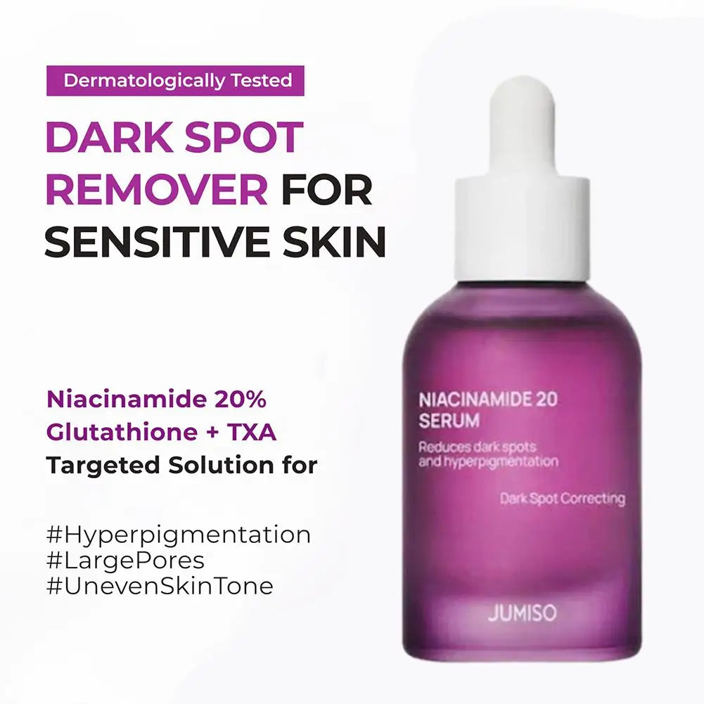 JUMISO Niacinamide 20 Essence – Sérum Iluminador Intensivo para Manchas y Piel Apagada
