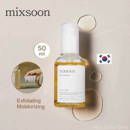 Mixsoon Glow Bean Essence – Esencia Hidratante y Exfoliante Suave
