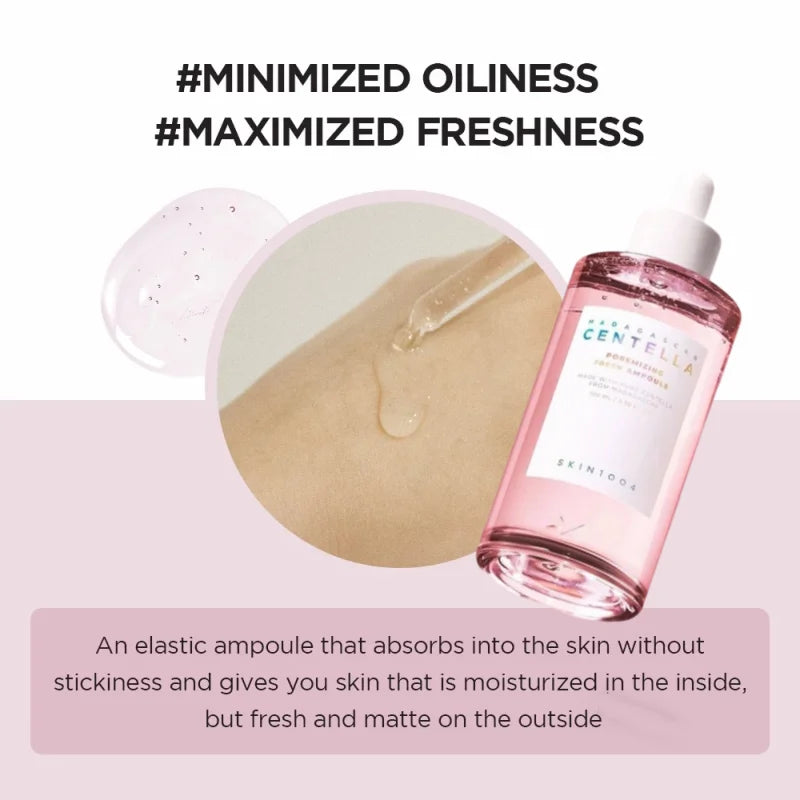 Centella Pink Salt Poremizing Ampoule – Sérum Calmante e Hidratante para Poros