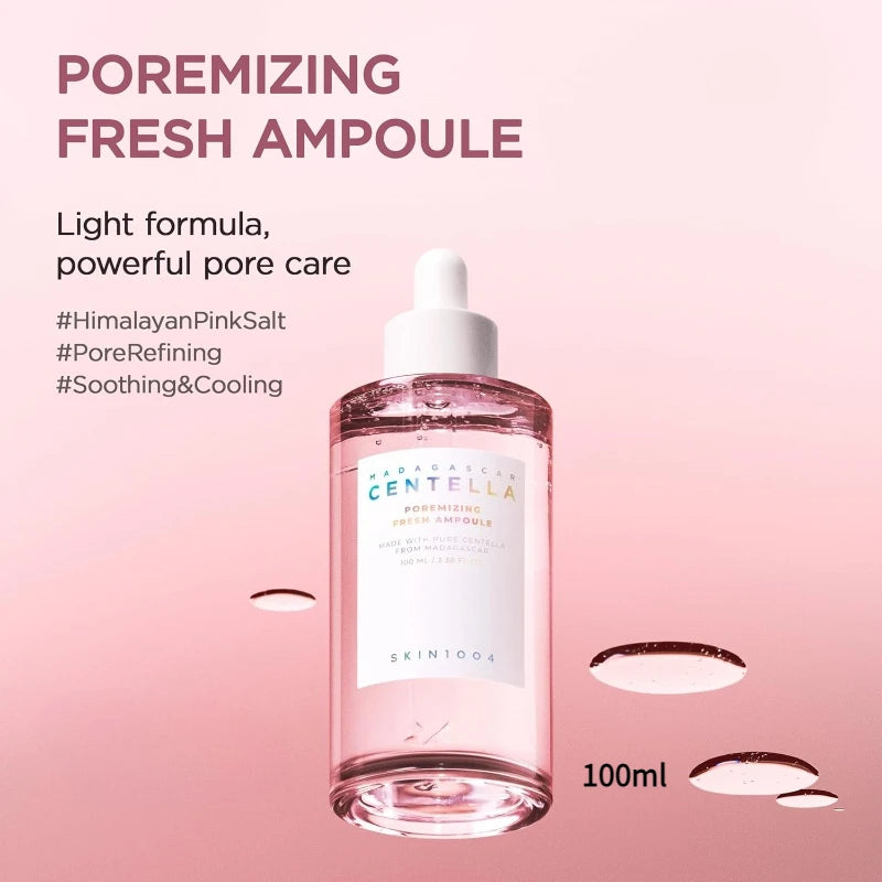 Centella Pink Salt Poremizing Ampoule – Sérum Calmante e Hidratante para Poros