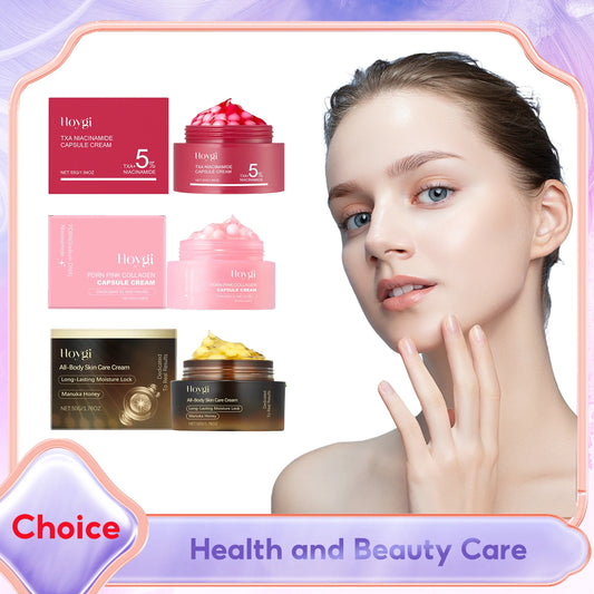 Crema Facial Cápsulas de Colágeno con Niacinamida – Hidratante, Luminosidad y Firmeza