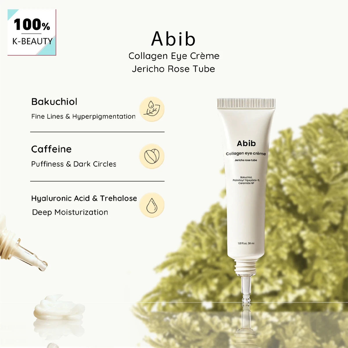 Abib Collagen Jericho Rose Eye Cream – Contorno de Ojos Reafirmante