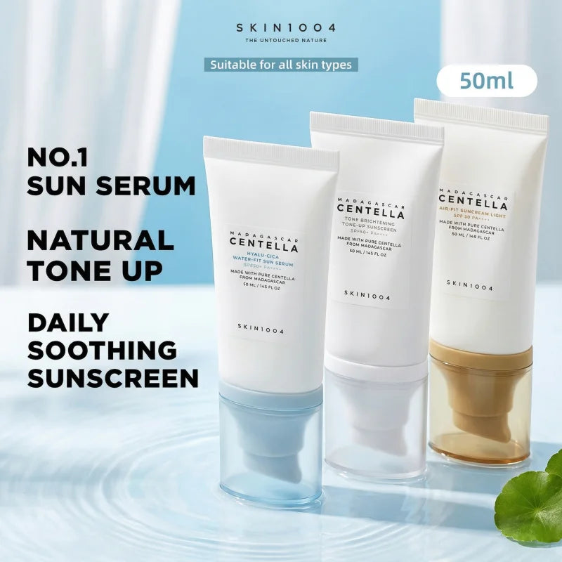 Centella Sun Serum & Hyalu Cica Water Fit Air Suncream – SPF50+