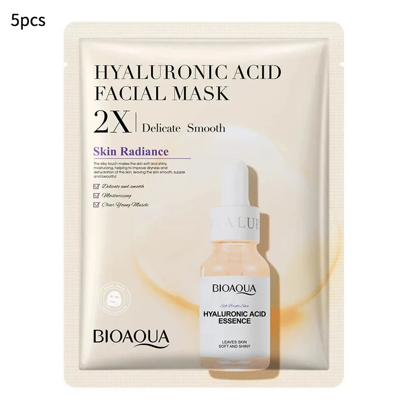 Bioaqua Centella Collagen VC Face Mask – Mascarillas Hidratantes y Revitalizantes 5/20PCS
