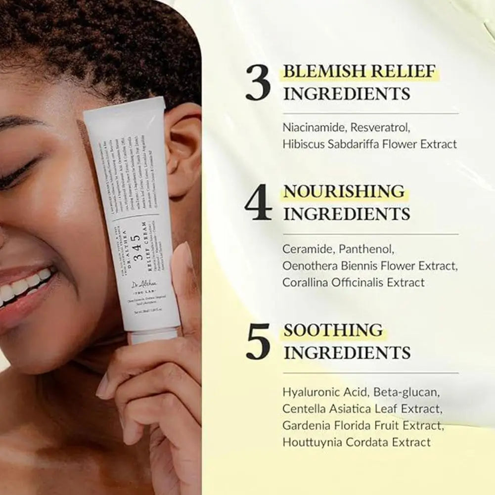 345 Relief Cream Antioxidante Reparadora Hidratante Facial 50ml
