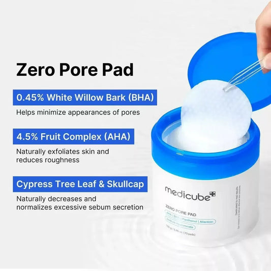 Pads Exfoliantes Medicube Zero Pore