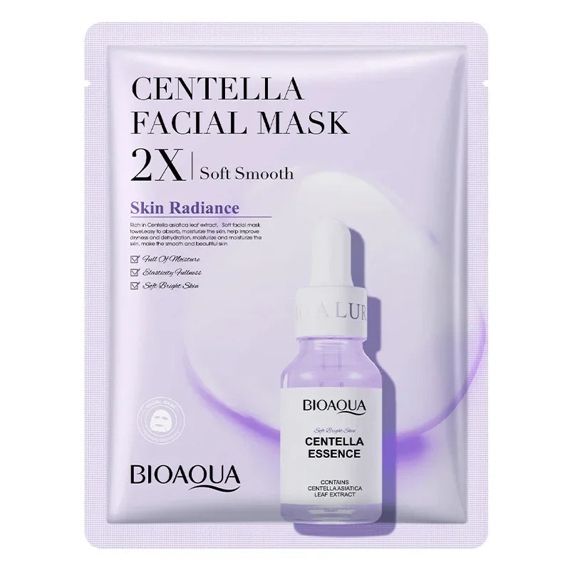 Bioaqua Centella Collagen VC Face Mask – Mascarillas Hidratantes y Revitalizantes 5/20PCS