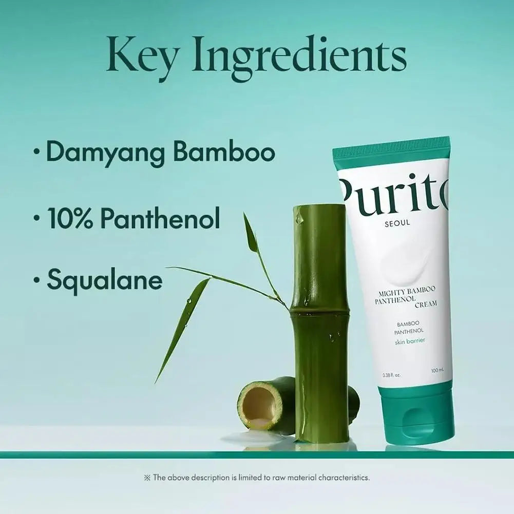 Purito Bamboo Extract & Panthenol Cream 50ml – Hidratante Intensivo
