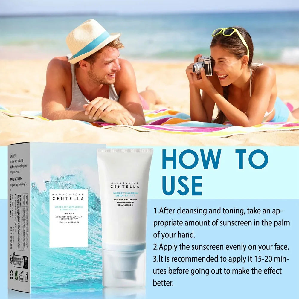 Skin1004 Protector solar Hyalu-Cica Water-Fit Sun Serum SPF50+