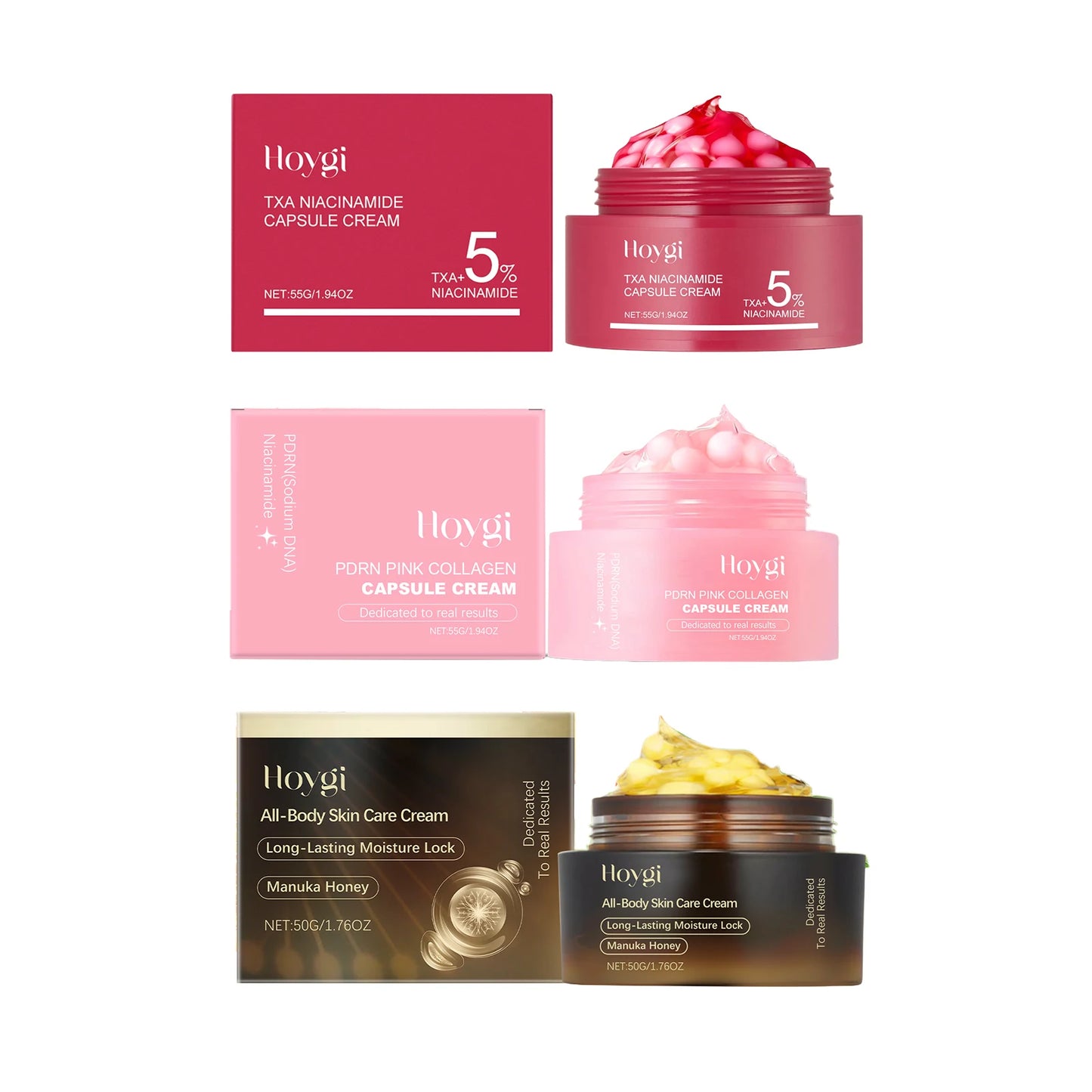 Crema Facial Cápsulas de Colágeno con Niacinamida – Hidratante, Luminosidad y Firmeza