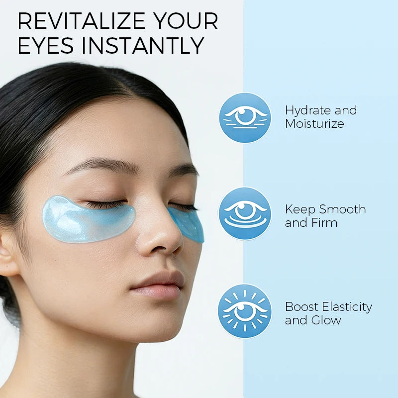 Eye Mask Collagen & Hyaluronic Acid – Parches para Ojos Anti Ojeras 60PCS