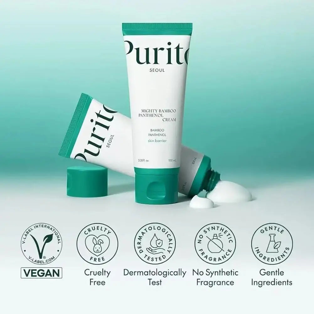 Purito Bamboo Extract & Panthenol Cream 50ml – Hidratante Intensivo